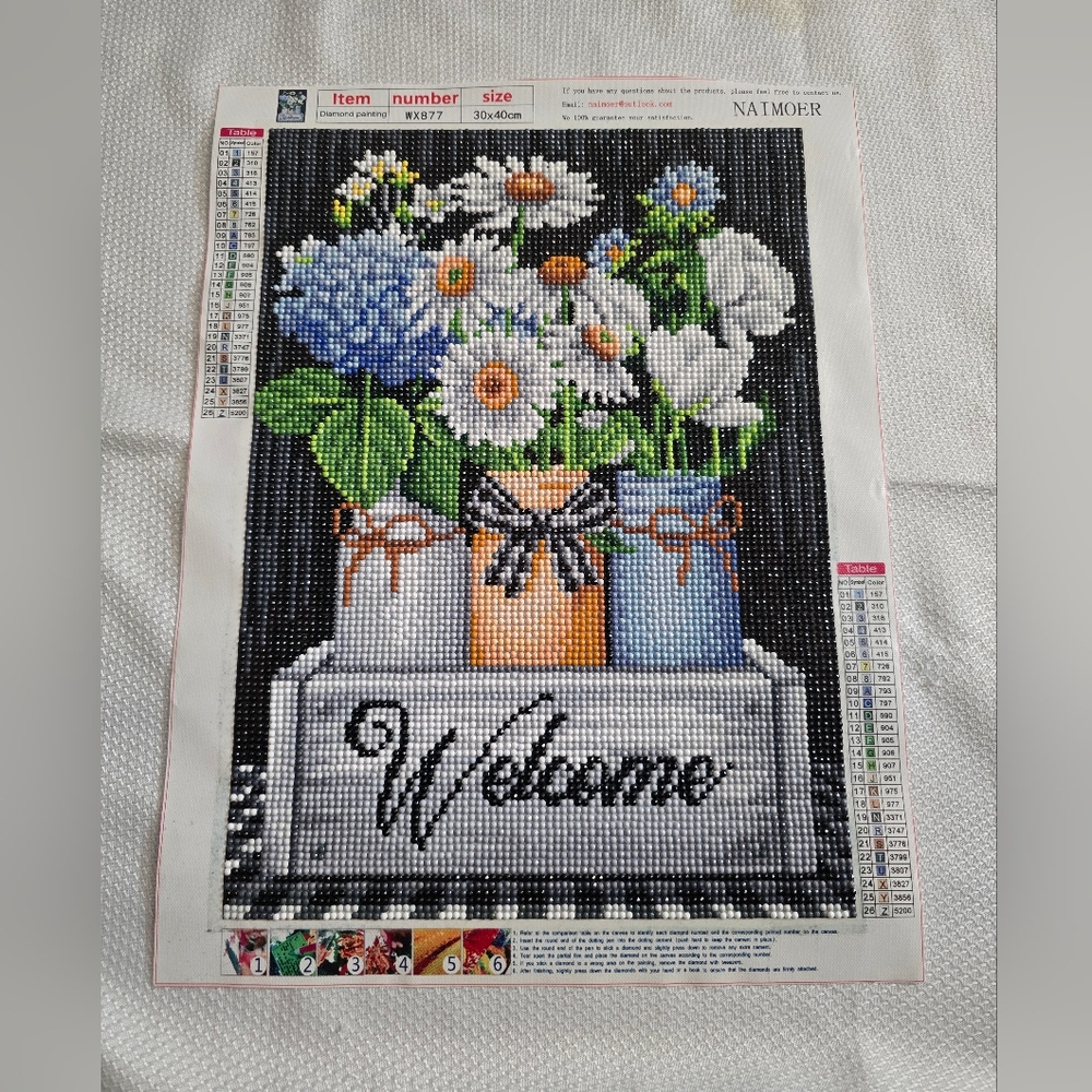 ❤️FINAL SALE- 30cm×34cm (12in×16in) Finished Diamond Painting